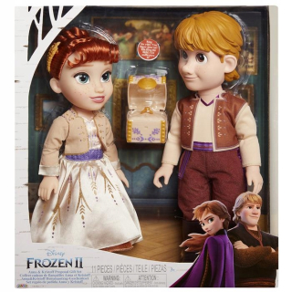 Bábika Frozen Elsa - Frozen Frozen 2 Doll Anna a Kristoff 38 cm