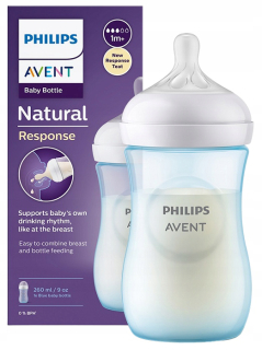AVENT ANTIKOLICKÁ FĽAŠA NATURAL 3 RESPONSE 260ml