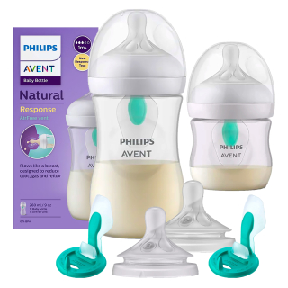Avent RESPONSE fľaša 260+125ml natural s vložkou, štartovacia sada