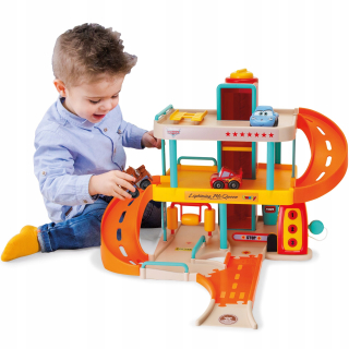 Gazáž pre autíčka - Garage Vroom Planéta Cars Zigzag Parkovanie smoby