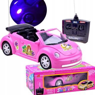 Auto na diaľkové ovládanie - Garbusek pre bábiku bábiky Kabriolet R / C auto