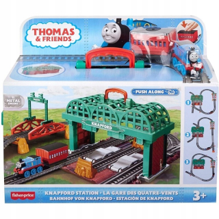 Dráha pre deti, stavebnica - GHK74 Tomek a priatelia Trackmaster Station Gród