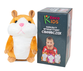Obrie 19 cm hovoriaci interaktívny ericokids škrečok