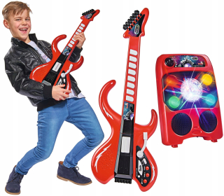 DISCO gitara s Simba detským zosilňovača