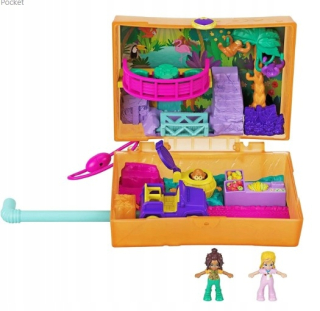 Bábika Polly Pocket - GKJ53 Polly Pocket Compact Safari Adventure