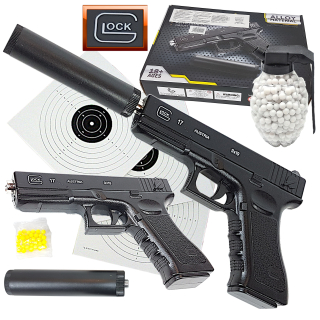Glock 17 100% kovová POLICAJNÁ GUĽOVÁ ZBRAŇ