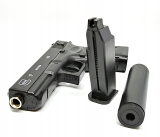 Pištoľ pre deti - GLOCK 17 PLNÁ KOVOVÁ PISTOLA REPLICA C15
