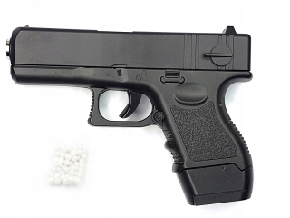 Pištoľ pre deti - GLOCK 19 Metal Gun na guličky Replika G16