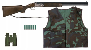 Pištoľ pre deti - Gonher Hunting Set 3 v 1 Dubelter 617/0