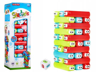 Herný bloky farebné Jenga Junior veža pre dieťa