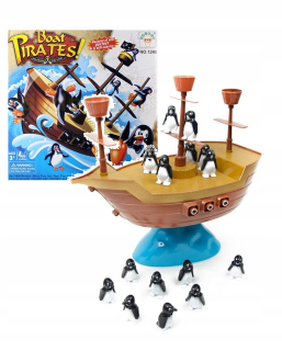 Rodina arkáda Penguins lodí piráti