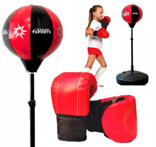 Boxing hruška + boxerské rukavice stať