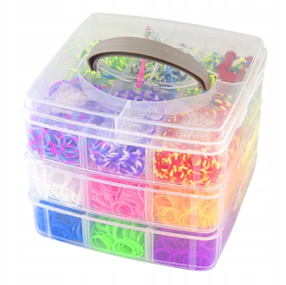 Gumy na výrobu náramkov set XL 3000 PCS