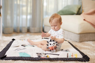 Vzdelávacia podložka pre deti - Baby gymnastika s čelenkami - Magic Land