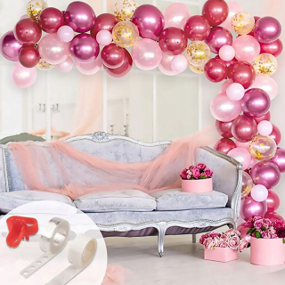 Balóny na párty - Balloon Garland 120 balóny - Darking / Ros