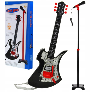 Elektrická gitara Metal Strings Mikrofón na statív