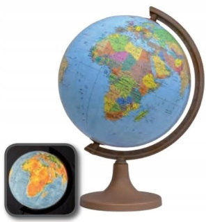 Globe Zachem politická a fyzická st. 32 cm