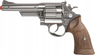 Pištoľ pre deti - Policajný revolver Gonher Metal, 12 rán,