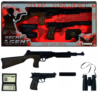 Pištoľ pre deti - Gonther sada tajný agent s ďalekohľadom 239/6