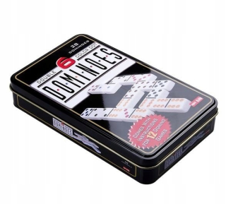 Logická hra Domino Metal Packaging 28 Element
