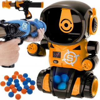 Streľba robotov pre 2 x pištoľ + gule