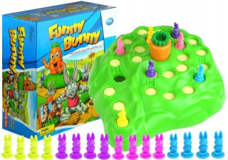 Rodinná hra Králiky Funny Bunny Závod pre mrkvu
