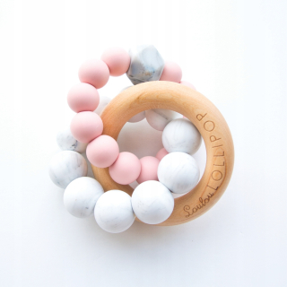 Hryzadlo pre batoľa - Trinity Tea Rose Loulou Lollipop