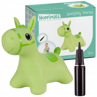 Hopsadlo, skákadlo - Guma skokan Hoppimals Green kôň + čerpadlo