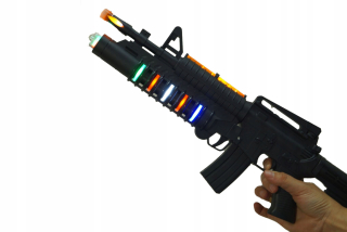 Ak-988 batériová puška - svetlo a zvuk