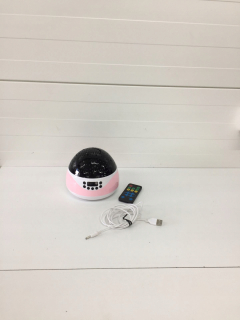 Nočná lampa do detskej izby - Starry Sky projektor s hudbou, nočnou lampou