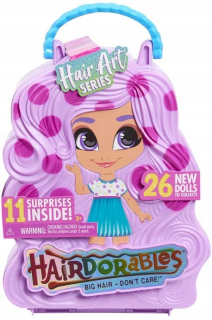 Bábika HAIRDORABLES - Hairdorables Series 5 Doll Kufor v Dots 23850