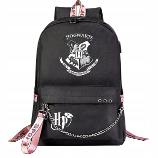 Školský batoh - ŠKOLSKÝ BATOH HARRY POTTER S USB PORTOM