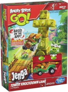 Hasbro Angry Birds Go Game hra Jenga Tower Knockdown