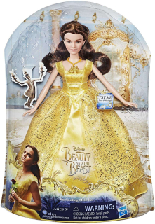 Bábika princezná - Hasbro Disney bábiky Kráska a zviera Bella spev