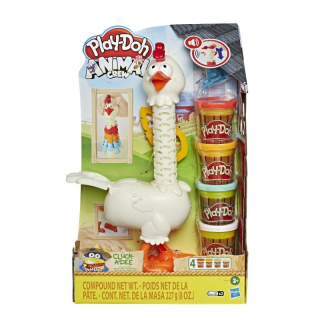HASBRO Plastic Mass Playdoh Farm kurča