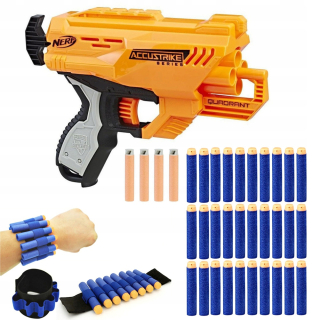 Pištoľ pre deti - Hasbro Nerf Accustrike Quadrant 30 Arrows čelenka