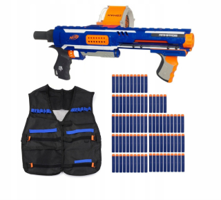 Detská zbraň - Hasbro Nerf Elite Rampage + Vest +60 Arrows