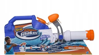 Pištoľ pre deti - Hasbro Nerf Soaker Sookzooka E0022 vody launcher