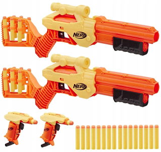 Pištoľ pre deti - HASBRO NERF SET PRE 2 2X SHOTHUN + 2XPISTOLU