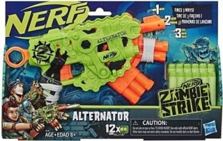 Pištoľ pre deti - Hasbro Nerf Zombie Strike Elite Alternátor