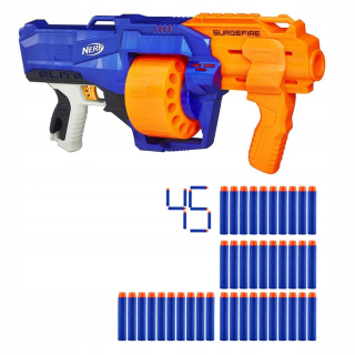 Pištoľ pre deti - Hasbro Nerf Elite SurgeFire + add-ons