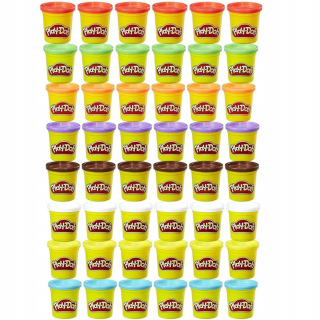 HASBRO PLAY DOH Cake nastaviť 48 tuby rúrky 8Kol