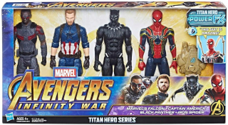 HASBRO SÚPRAVA 4 POSTAVIČIEK AVENGERS 30cm ZVUK E2326