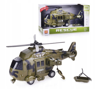 Helikoptéra - Vrtuľník veľký vojenský vojenský svetlý zvuk