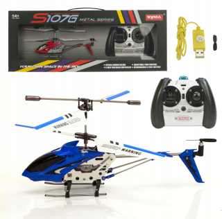 RC Lietadlo, vrtulník, dron - Diaľkovo ovládaný vrtuľník Syma S107G modré