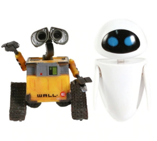 Rozprávková postavička - HIT FIGURY Z FILMU WALLE WALL-E A EVE ROBOTOV