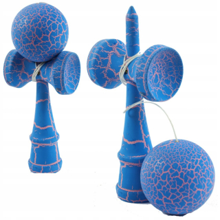 Hit Kendama drevená japonská hra Modrá Ružová