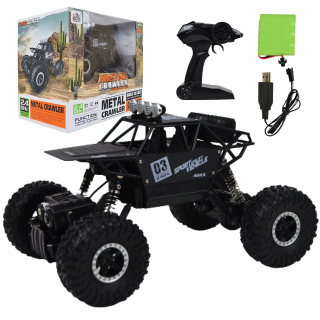 Auto na diaľkové ovládanie - Hit Car Controlled RC Crowler 4x4 Pilot Metal