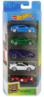 Autíčka zostava - Hot Wheels 5pak auto GTN33 HW Exotika
