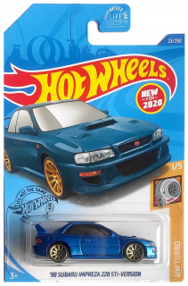 Autíčka zostava - Hot Wheels 98 Subaru Impreza Sti 22B Version Hw TU